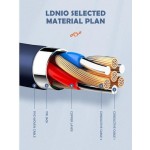Ldnio LS802 Λευκό Regular USB  micro USB Cable 2m