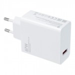 Xiaomi Mi Travel Charger Λευκός Φορτιστής 67W με Θύρα USB-A  