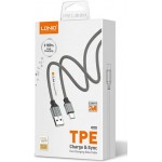 Ldnio LS442 Γκρι Καλώδιο Braided USB 2.0 Cable USB-C 2m