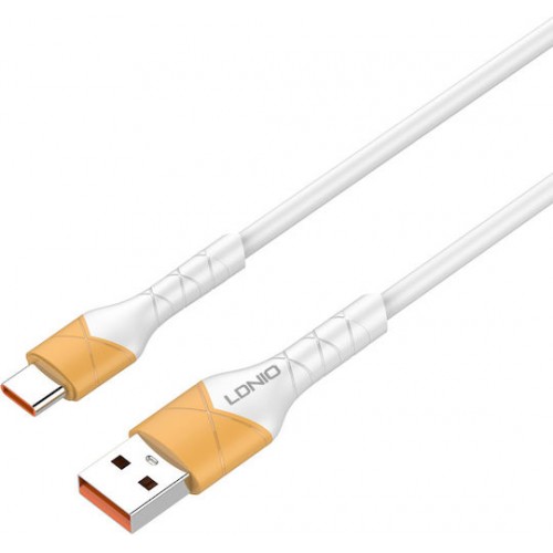 Ldnio LS802 Λευκό Regular USB  micro USB Cable 2m