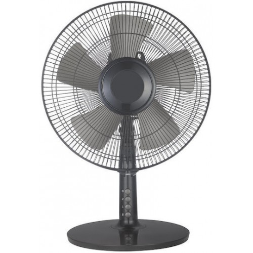 Estia 06-21078 Μαύρος Επιτραπέζιος Ανεμιστήρας 45W*