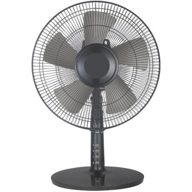 Estia 06-21078 Μαύρος Επιτραπέζιος Ανεμιστήρας 45W*