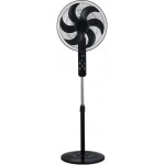 Estia 06-21122 Μαύρος Ανεμιστήρας Ορθοστάτης 60W με Τηλεχειριστήριο*
