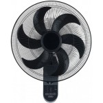 Estia 06-21177 Μαύρος Ανεμιστήρας Τοίχου  με Τηλεχειριστήριο 75W*