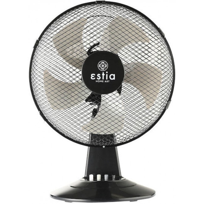 Estia 06-21597 Μαύρος Aeropulse Επιτραπέζιος Ανεμιστήρας 40W*
