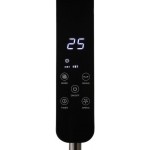 Estia 06-21122 Μαύρος Ανεμιστήρας Ορθοστάτης 60W με Τηλεχειριστήριο*