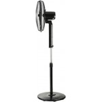 Estia 06-21122 Μαύρος Ανεμιστήρας Ορθοστάτης 60W με Τηλεχειριστήριο*