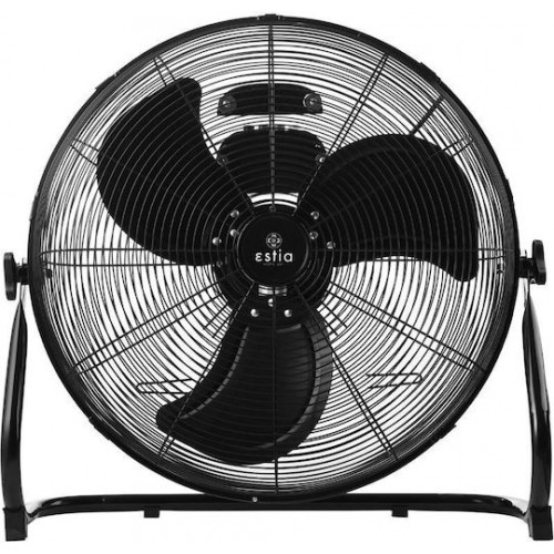 Estia 06-21566 Μαύρος Ανεμιστήρας Δαπέδου 110W*