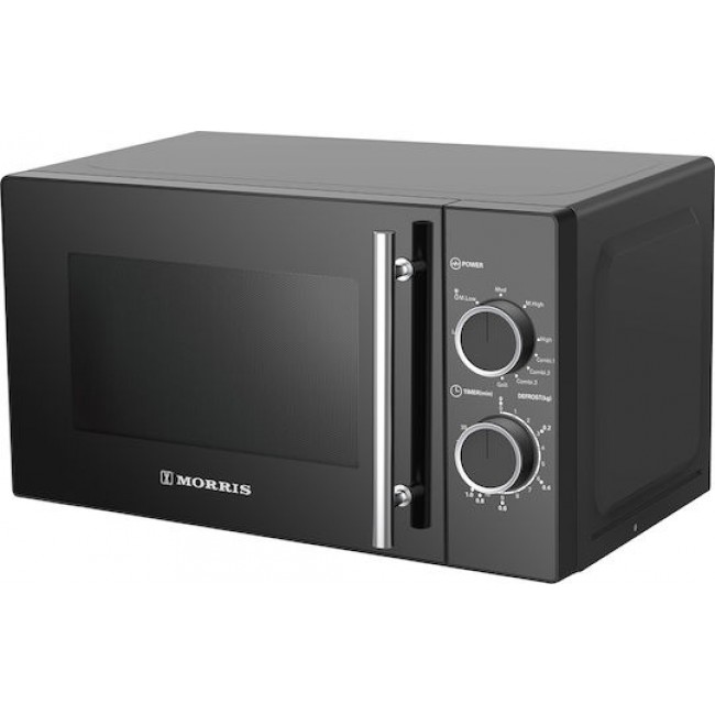 Morris K80207MW Μαύρος Φούρνος Μικροκυμάτων με Grill 20lt