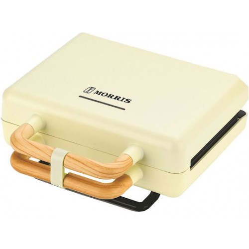 Morris R1308SMC Μπεζ Τοστιέρα με Αποσπώμενες Πλάκες για 2 Τοστ 800W 