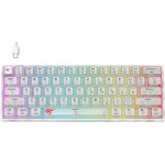 Havit KB877L Λευκά Gaming Μηχανικό Πληκτρολόγιο RGB φωτισμό (Αγγλικό US)(21.03.0044) ***