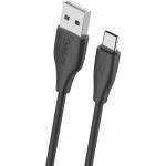 Celebrat CB-31A-C-BK Μαύρο Καλώδιο USB 2.0 Cable USB-C 1m
