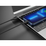 Celebrat CB-31A-C-BK Μαύρο Καλώδιο USB 2.0 Cable USB-C 1m
