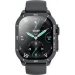 XO J12 Ανθρακί Smartwatch με Παλμογράφο (16.001.0231)