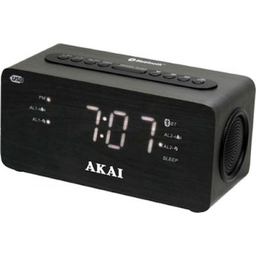 Akai ACR-2993 Bluetooth / Aux In / USB ACR-2993 Ψηφιακό Ξυπνητήρι / Ραδιόφωνο 