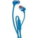 JBL T110 Blue  InEar Universal Headphones 1-button Mic/Remote  (JBLT110BLU) *