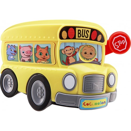 eKids CO-100 Cocomelon Κίτρινο Σχολικό Λεωφορείο Παιχνίδι Με Μουσική Και Φ΄ώς 