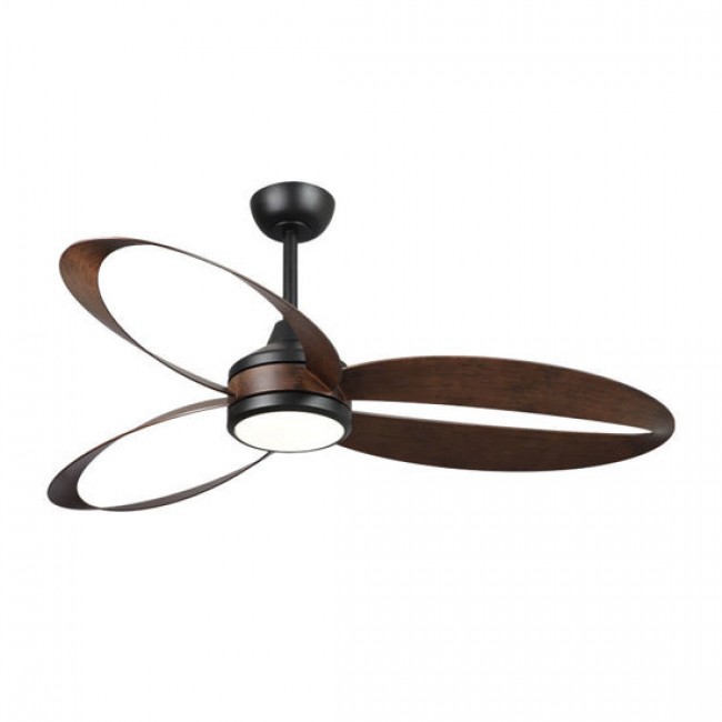 PRIMO  PRCF-80652 Ανεμιστήρας Οροφής 52'' 132εκ. DC Με Τηλεχειριστήριο 1 Φως LED 3Φτερά Μαύρος