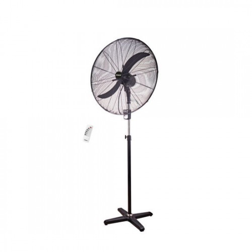 Primo  PRSF-80522 Ανεμιστήρας Ορθοστάτης 26'' 65εκ. Βιομηχανικός Με Τηλεχειριστήριο 200W Μαύρος