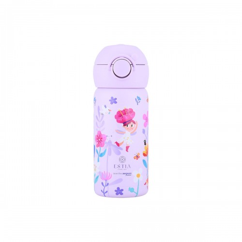 Estia 01-34177 Wonder Bottle Save The Aegean Παιδικό Παγούρι Θερμός Ανοξείδωτο με Καλαμάκι Non Spill 350ml*