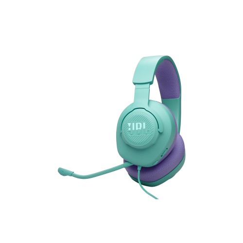 JBL Quantum 100M2 Cyan Over Ear Gaming Headset με σύνδεση 3.5mm *
