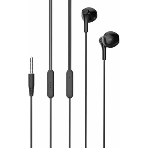 XO EP39 16.002.0031 Earbuds Handsfree με Βύσμα 3.5mm Μαύρο
