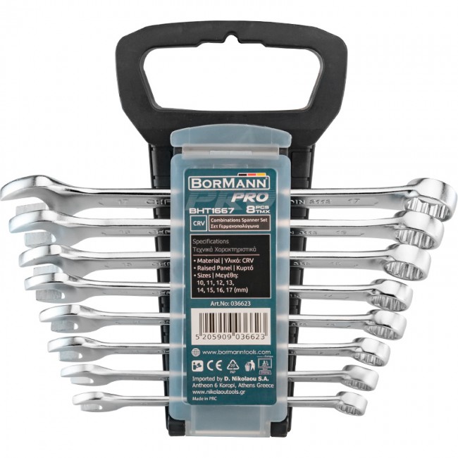 BORMANN Pro BHT1667 Σετ 8Τμχ Γερμανοπολύγωνα 