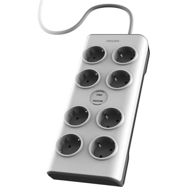 PHILIPS SPN7080WA/GRS ΠΟΛΥΠΡΙΖΟ ΑΣΦΑΛΕΙΑΣ 8 ΘΕΣΕΩΝ 2M PHILIPS SPN7080WA/GRS ΠΟΛΥΠΡΙΖΟ ΑΣΦΑΛΕΙΑΣ 8 ΘΕΣΕΩΝ 2M