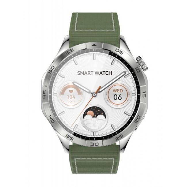 XO Watch4 AMOLED Smart Αθλητικό Ρολόι Κλήσεων Πράσινο