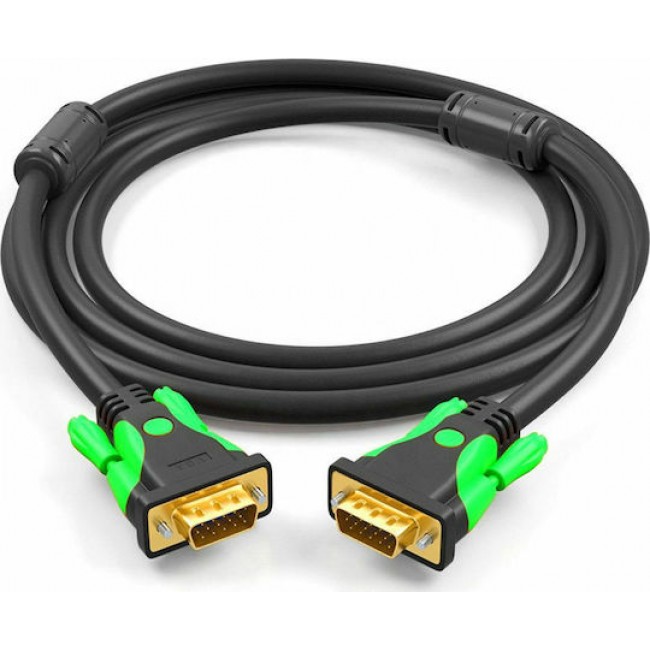 ATC Cable VGA male - VGA male Μαύρο 3m (02.004.0001)