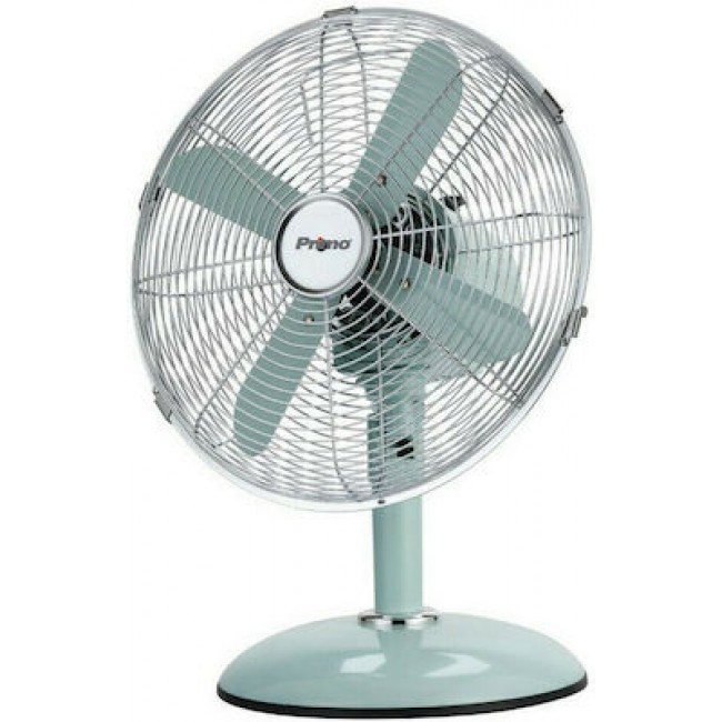 Primo PRΤF-80578 12'' Πράσινος  Ανεμιστήρας Επιτραπέζιος Μεταλλικός 30εκ 