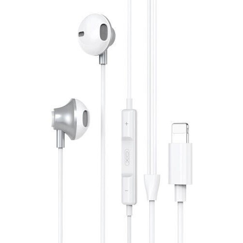 XO EP71 In-ear Handsfree Ακουστικά με Βύσμα Lightning Λευκό
