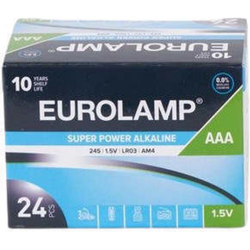 Eurolamp 147-24162 Super Power Αλκαλικές Μπαταρίες AAA 1.5V 24τμχ