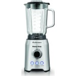 Rohnson R-583 Inox Μπλέντερ Για Smoothies Με Γυάλινη Κανάτα 1.5lt 1400W *