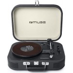 Muse MT-201DG Μαύρο Βαλιτσάκι Πικάπ Με Ενσωματωμένα Ηχεία 