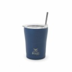 Estia 01-12182 Coffee Mug Save The Aegean Ποτήρι Θερμός με Καλαμάκι Denim Blue 350ml *