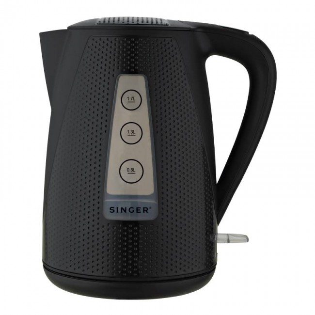 Singer SWK-800DOTS Μαύρος Βραστήρας 1.7lt 2200W 