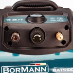 Bormann Pro BAT5100 Μονοφασικό Κομπρεσέρ Αέρος με Ισχύ 1.5hp και Αεροφυλάκιο 6lt   *