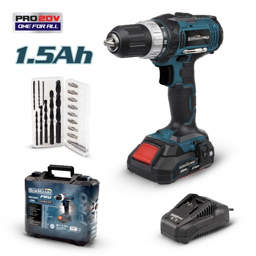 Bormann Pro BBP3000 Δραπανοκατσάβιδο Μπαταρίας 20V 1x1.5Ah *