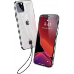 Baseus Transparent Key Back Cover Σιλικόνης Μαύρο (iPhone 11 Pro) ***