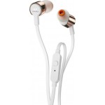 JBL T210 Ροζ Χρυσό In-ear Handsfree Με Βύσμα 3.5mm (JBLT210RGD) *