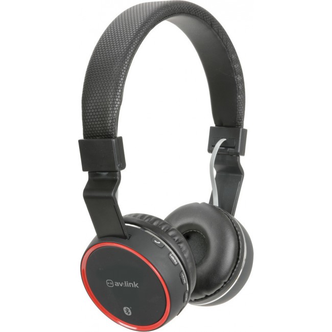 AvLink PBH10 Ασύρματα/Ενσύρματα On Ear Ακουστικά Μαύρα