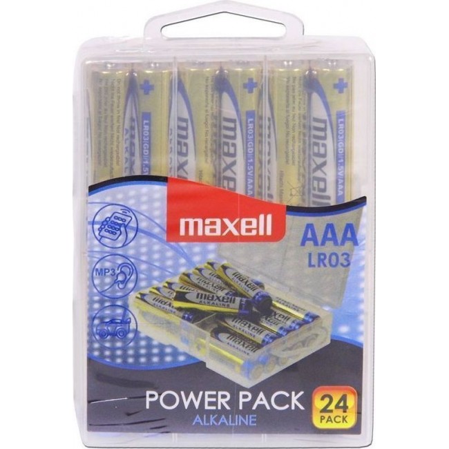 Maxell Αλκαλικές Μπαταρίες AAA 1.5V 24τμχ*