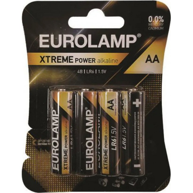 Eurolamp 147-24121 Extreme Αλκαλικές Μπαταρίες AA 1.5V 4τμχ