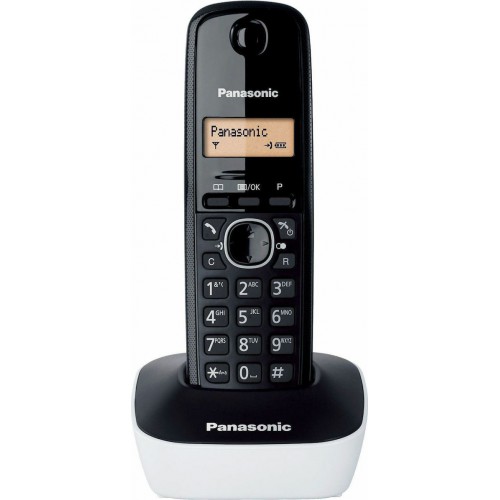 Panasonic KX-TG2511 Μαύρο/Λευκό Ασύρματο Τηλέφωνο  (KX-TG2511JTT)