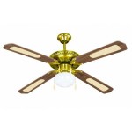 Eurolamp 147-29001 Καφέ Ανεμιστήρας Οροφής 130cm με Φως ***