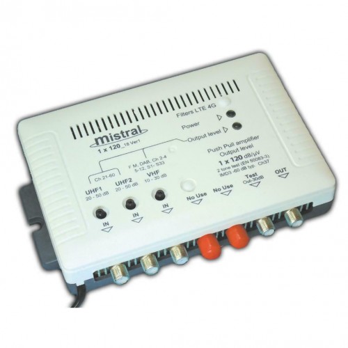 Mistral 1x120 50 dB Κεντρικός Ενισχυτής (0247)