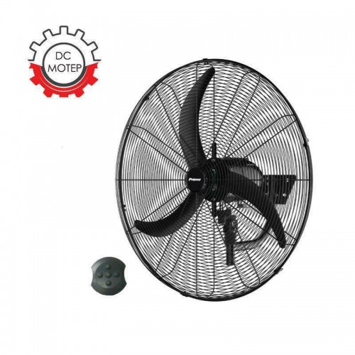 Primo PRWF-80561 Επαγγελματικός Ανεμιστήρας Τοίχου 110W Διαμέτρου 65cm με Τηλεχειριστήριο 