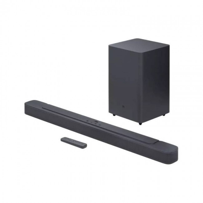 JBL Bar 2.1 MKII Deep Bass Soundbar 300W 2.1 με Μαύρο Ασύρματο Subwoofer και Τηλεχειριστήριο 
