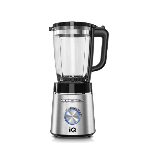 IQ BL-415 Inox Μπλέντερ για Smoothies με Γυάλινη Κανάτα 1.75lt 1400W 
